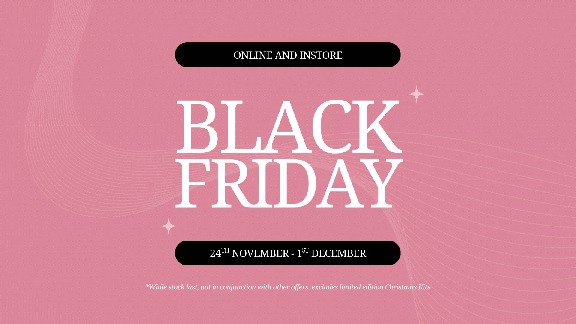 peninsual aesthetics - website banner Black friday
